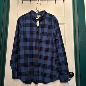 L.L. Bean Morgan Scotch Plaid Flannel Shirt**